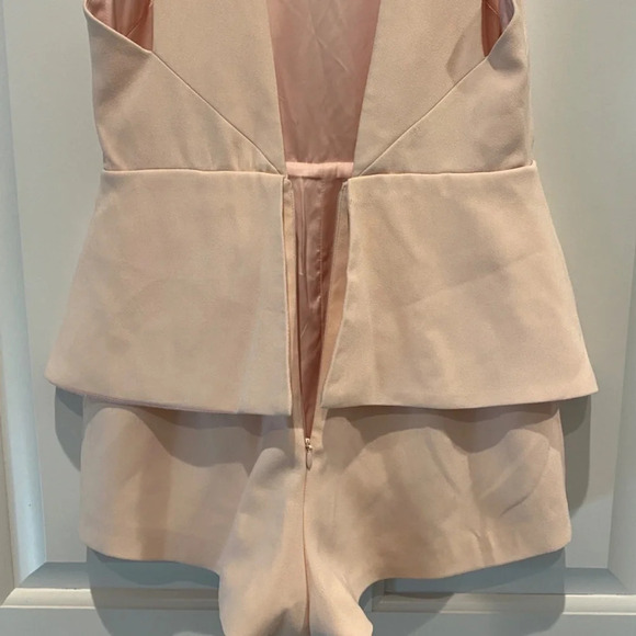 Finders Keepers Strangers In Paradise Playsuit, Blush Pink 16637 - Picture 9 of 14